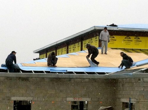 Applying Waterproofing To Plywood Roof 
