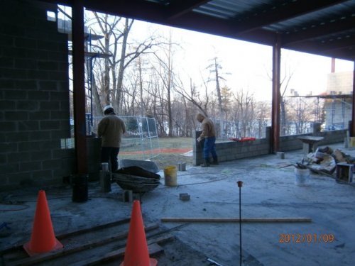 Building Wndows For South Wall Of Shrine Room 