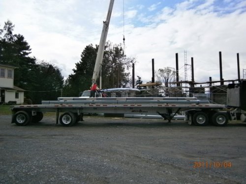Deck Material Arrives