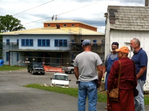 Lama Norlha Rinpoche With Project Team