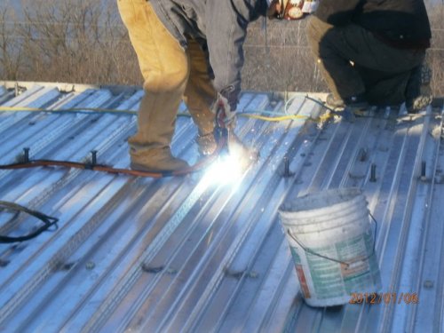 Welding On Upper Deck